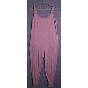 Smash + Tess Jumpsuit Women Small Mauve Tank Top Jumpsuit Stretchy Jumper EUC
